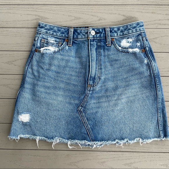 Abercrombie & Fitch Dresses & Skirts - Abercrombie & Fitch Natural Rise Denim Skirt 4